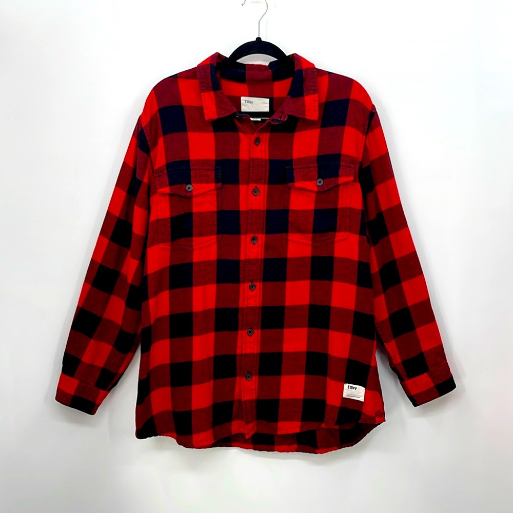 Tilley Plaid Button Down Shirt